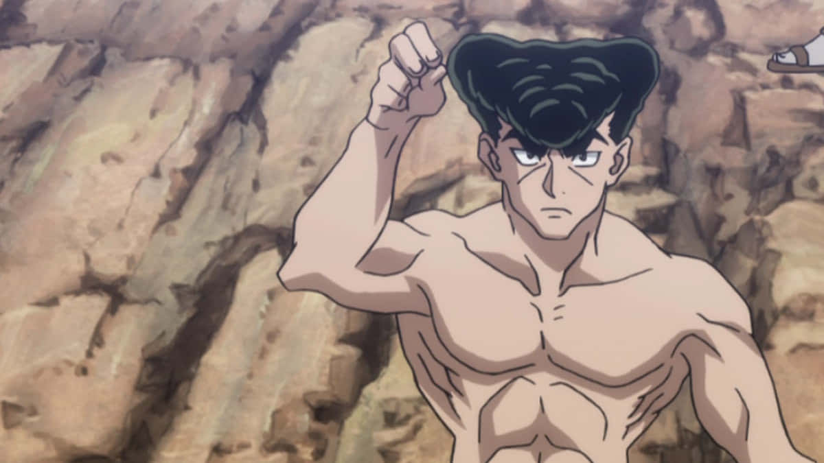 Knuckle Bine - Courageous Nen Fighter From Hunter X Hunter Wallpaper