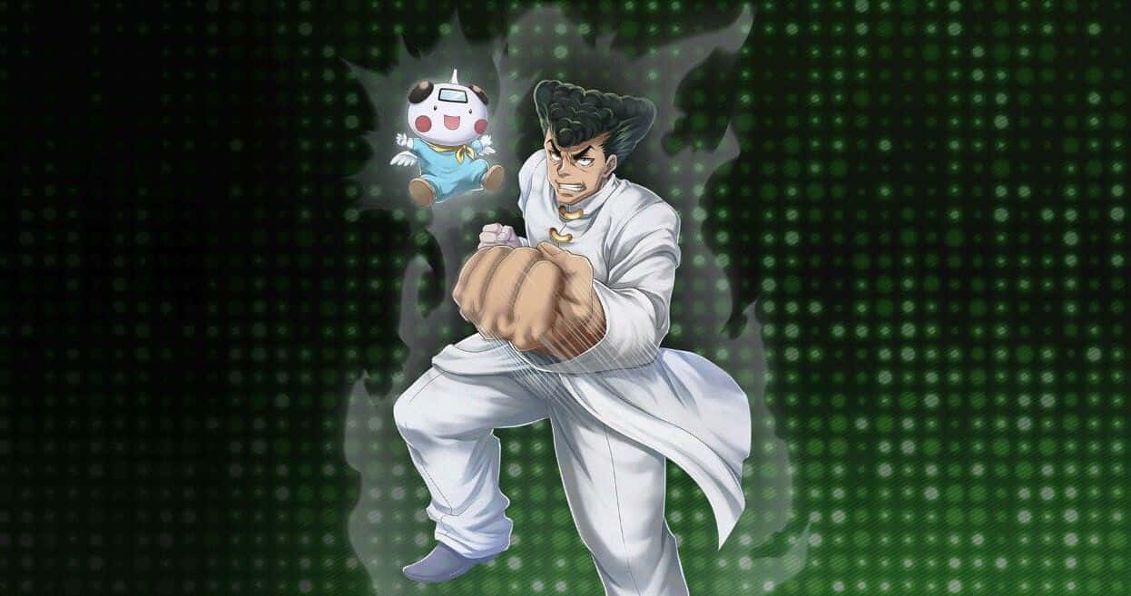 Knuckle Bine Unleashing His Fighting Spirit Wallpaper