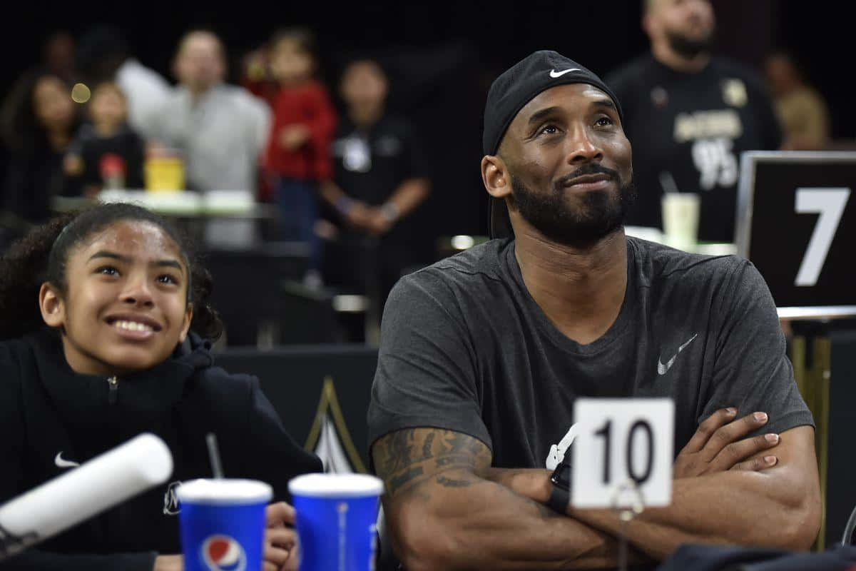 Kobe And Gigi: A Father-daughter Legacy Wallpaper