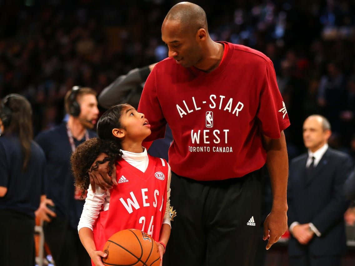 Kobe And Gigi – A Father-daughter Love Story Wallpaper