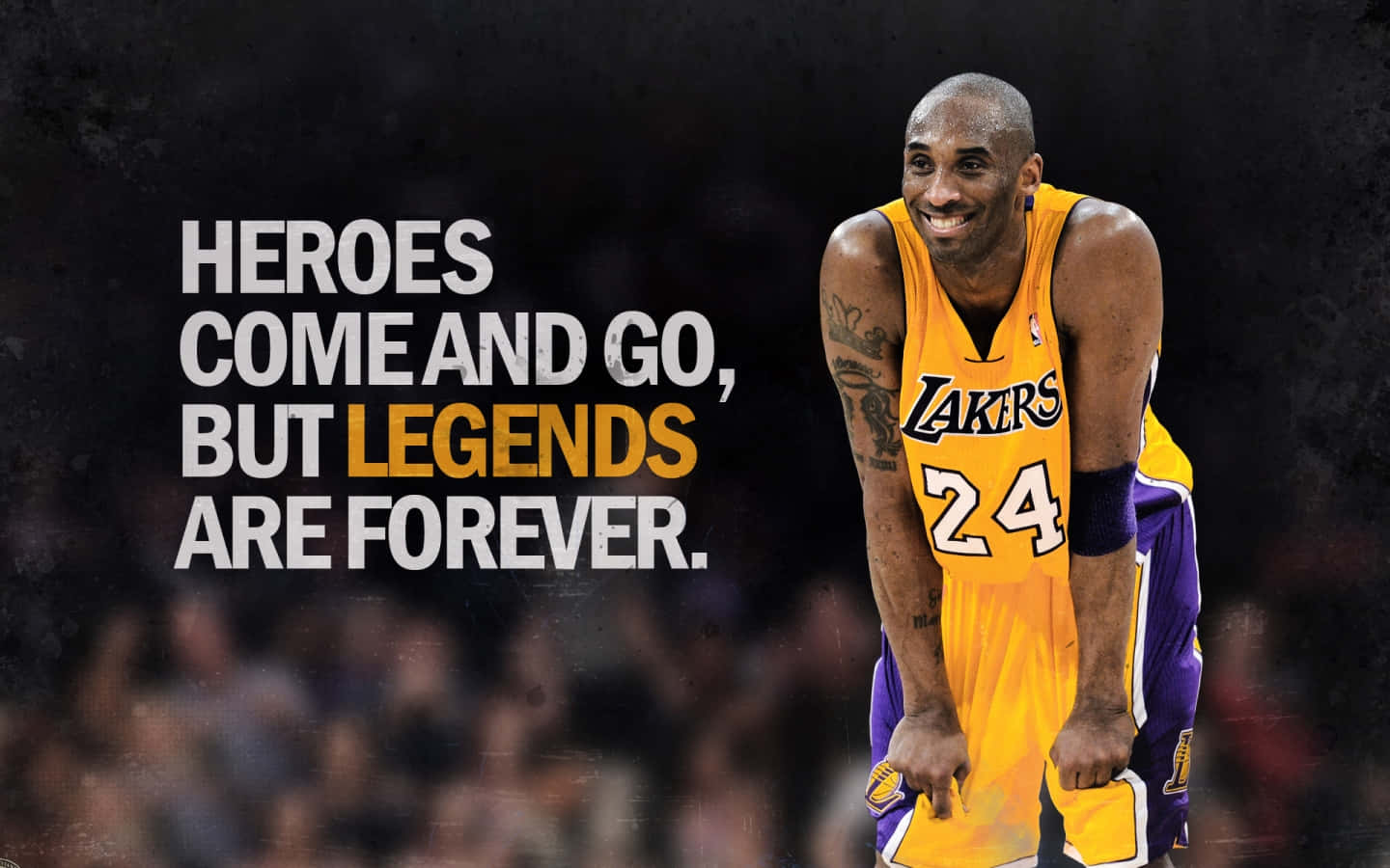 Kobe Bryant 24 Logo Legend Quote Wallpaper