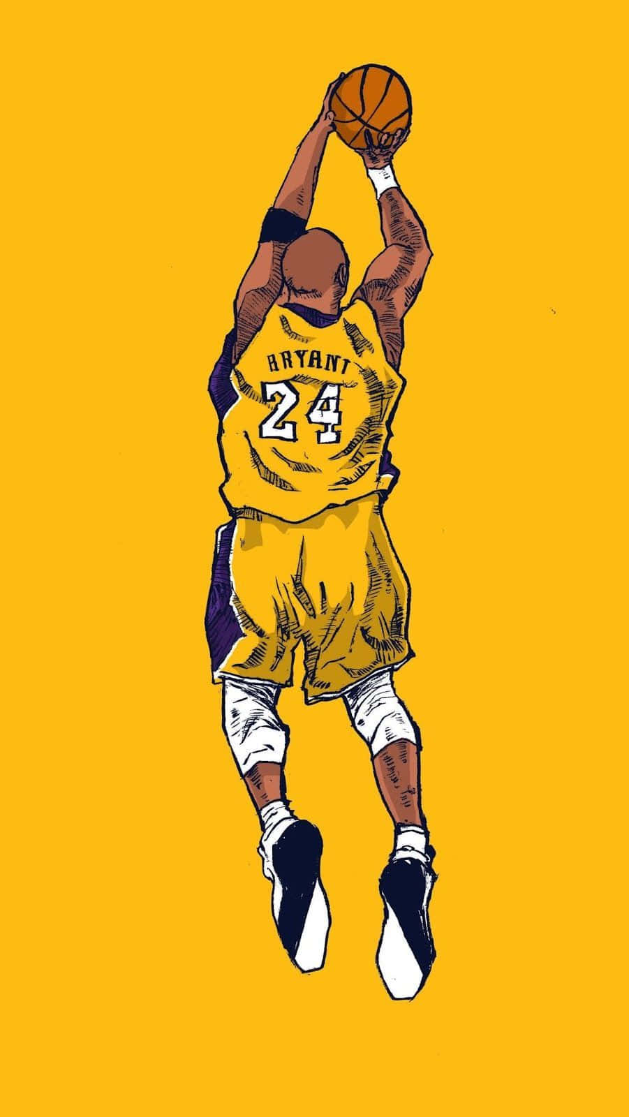 Kobe Bryant Cartoon Dunk Wallpaper