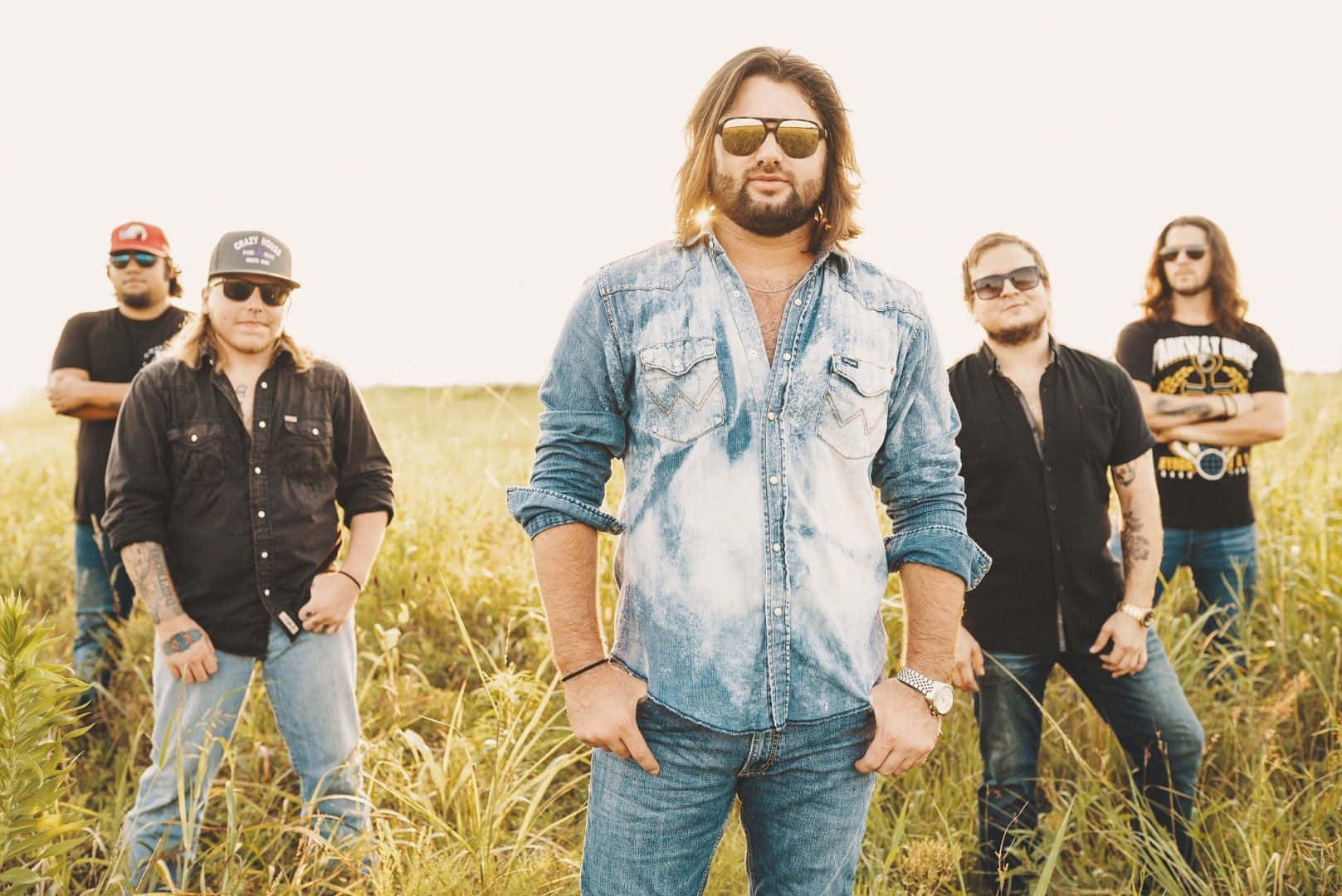 Koe Wetzel Band Field Portrait Wallpaper