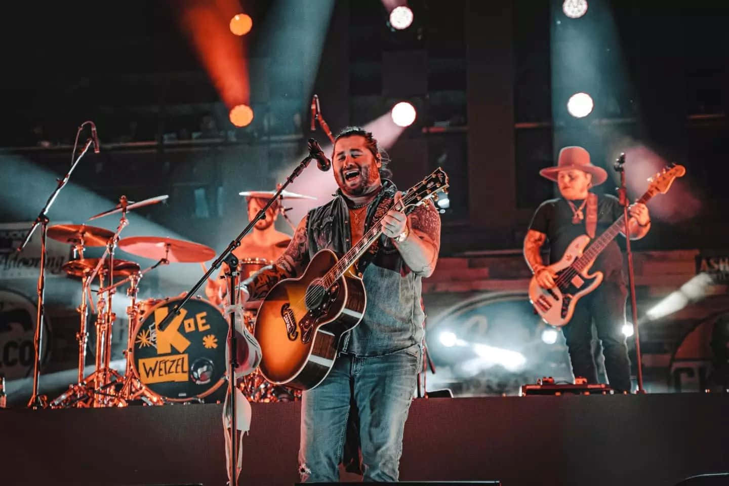 Koe Wetzel Live Concert Performance Wallpaper