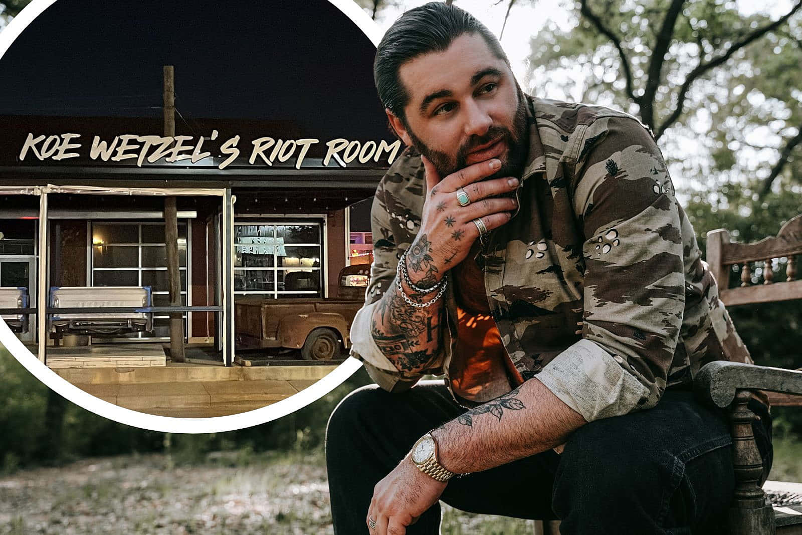 Koe Wetzel Riot Room Promotional Photo Wallpaper