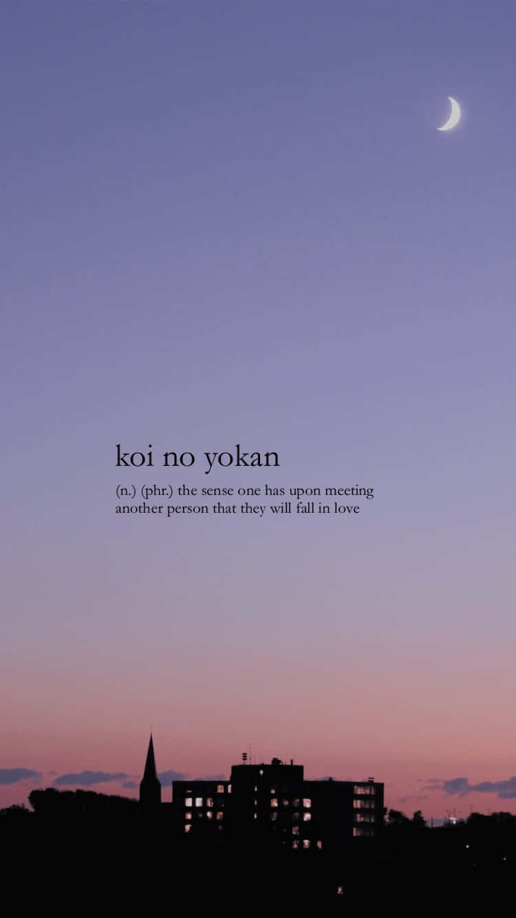 Koi No Yokan Japanese Aesthetic Wallpaper