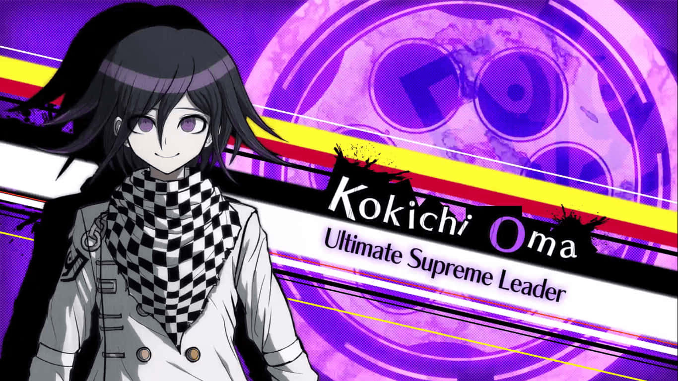 Kokichi Ouma Ultimate Supreme Leader Poster Wallpaper