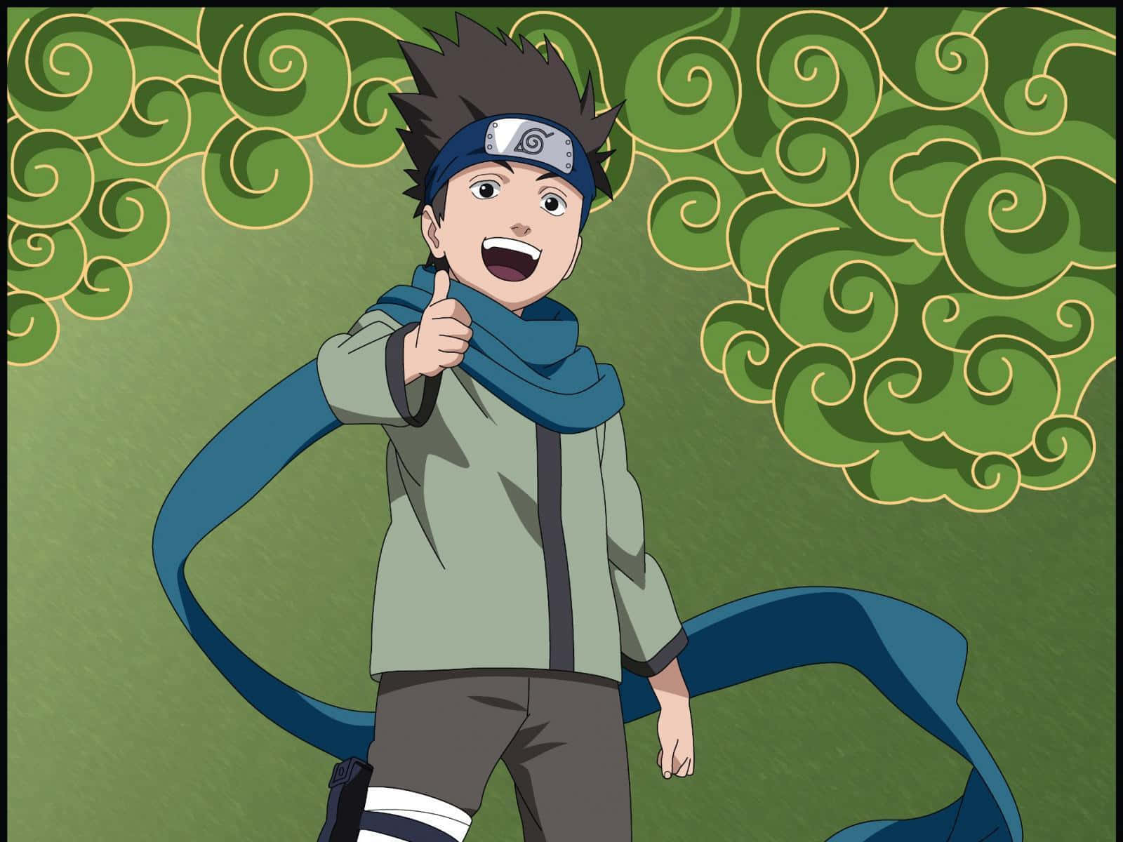 Konohamaru Sarutobi From The Naruto Franchise Wallpaper