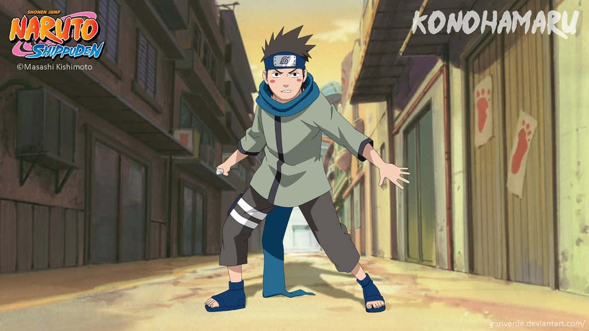 Konohamaru Sarutobi Looks Determined In This Image. Wallpaper