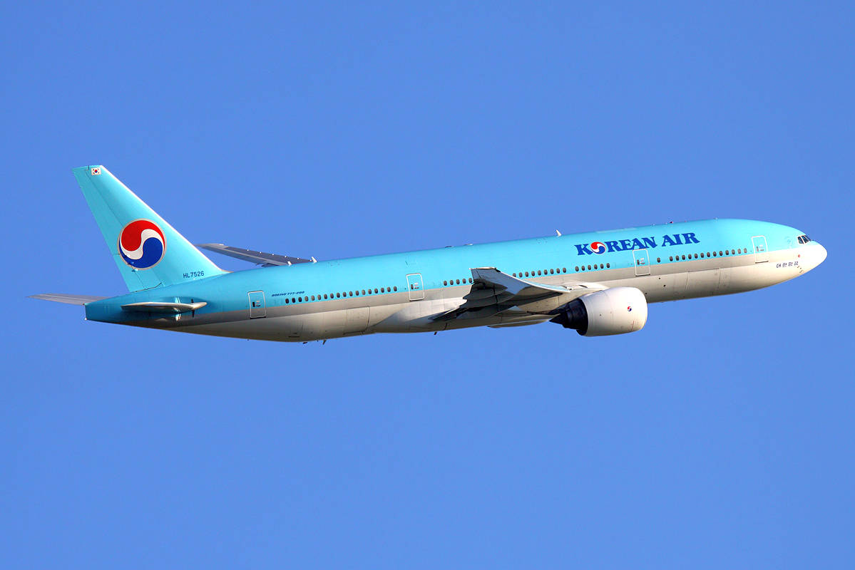 Korean Air Boeing B747 Airplane Wallpaper