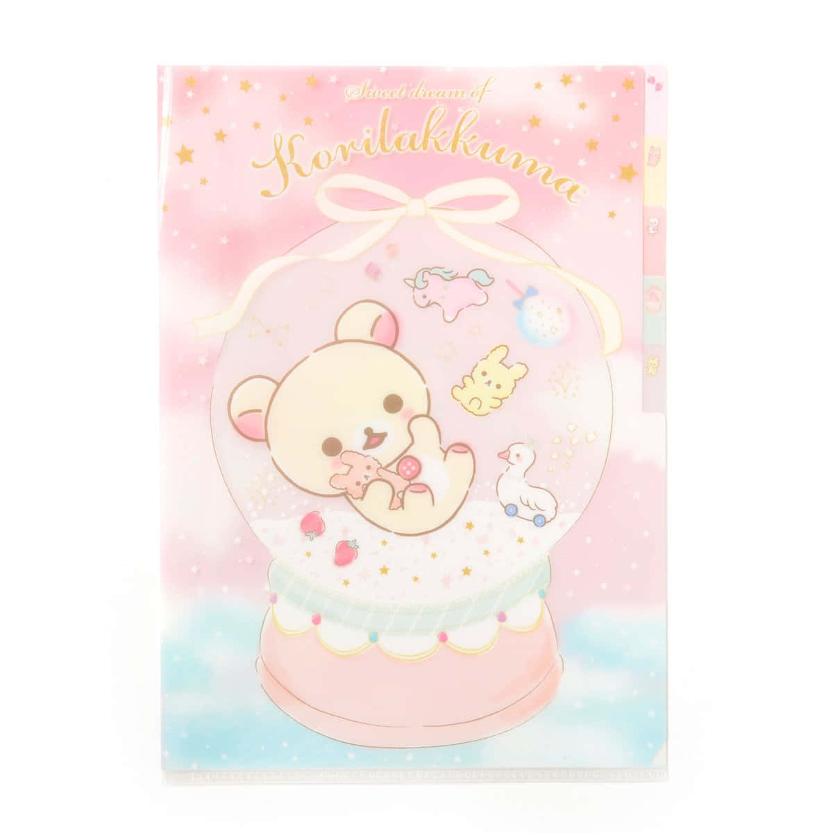 Korilakkuma Sweet Dream Snow Globe Wallpaper