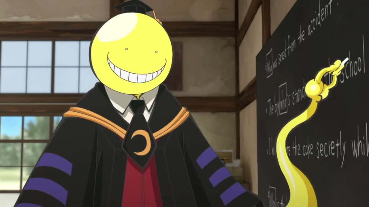 Koro Sensei Smiles - Assassination Classroom Wallpaper Wallpaper