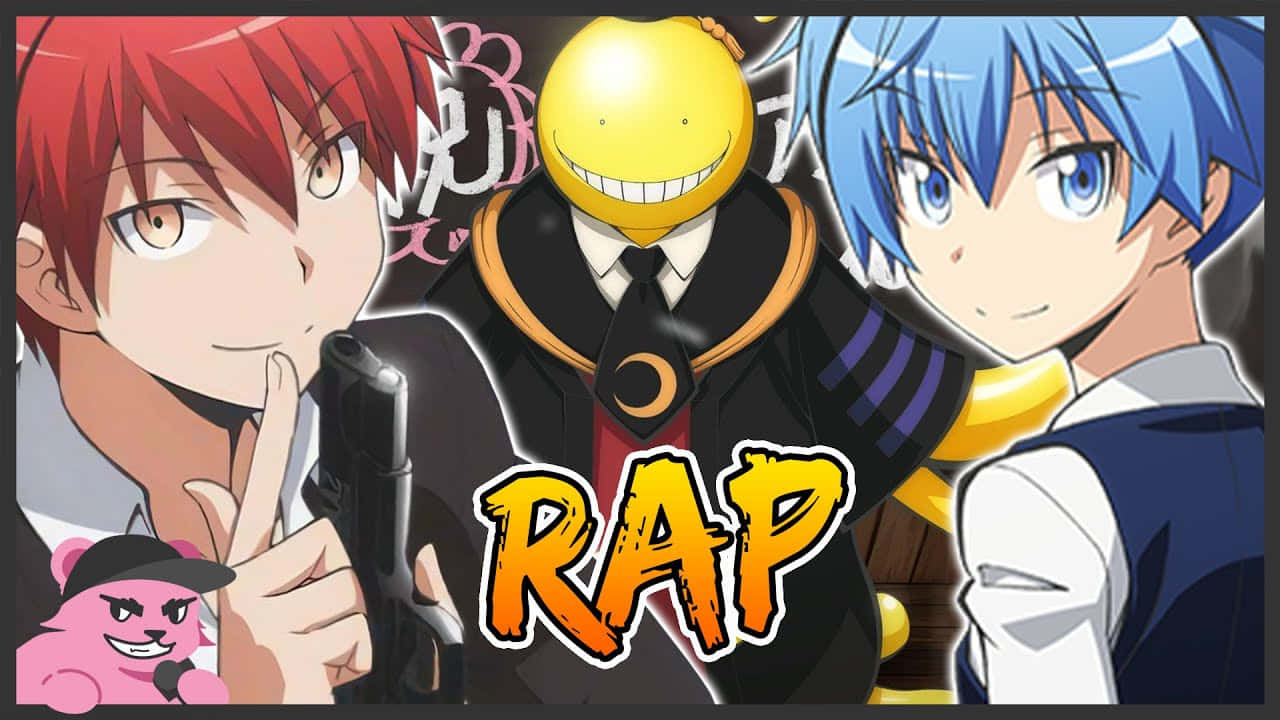 Koro Sensei Smiling In Action Wallpaper