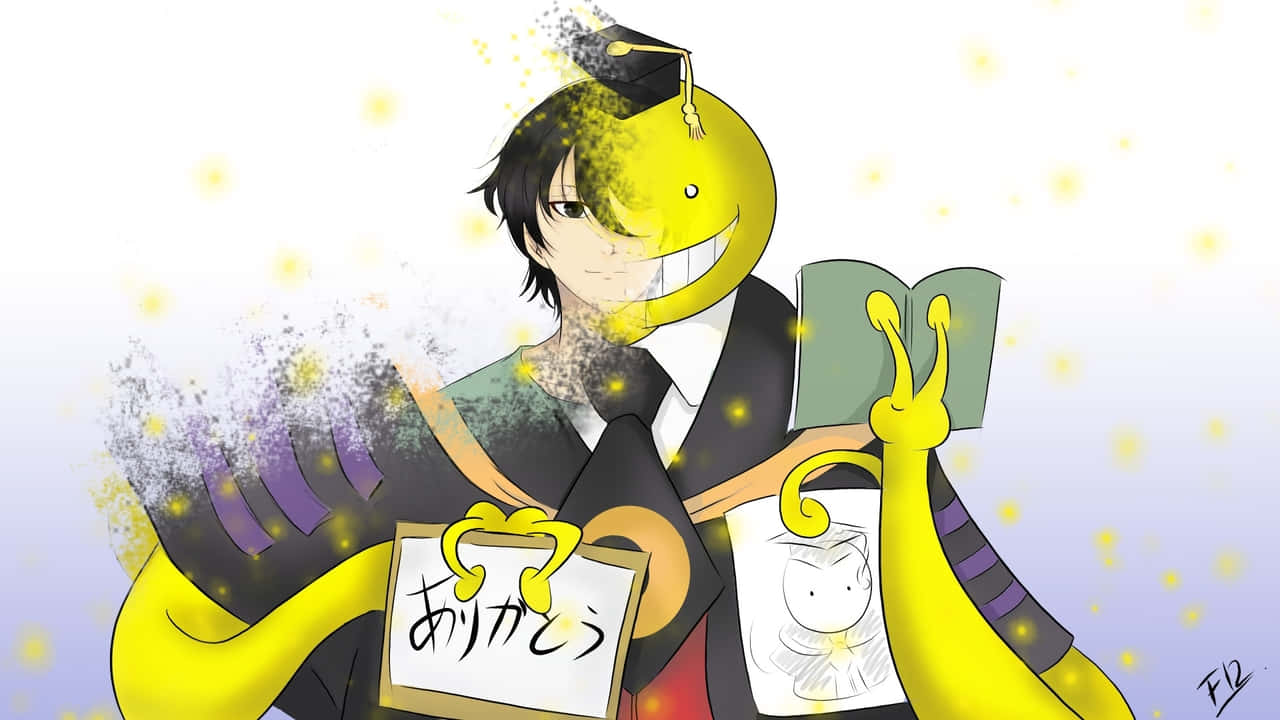 Koro Sensei - The Charismatic And Powerful Teacher Wallpaper