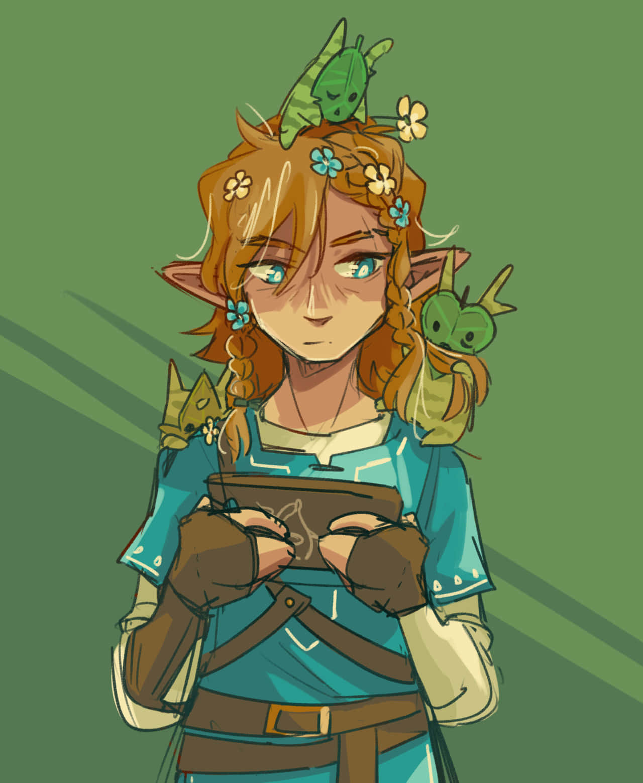 Korok Friends Elf Character Art Wallpaper