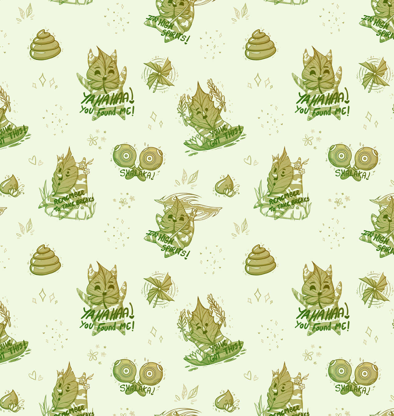 Korok Pattern Wallpaper Wallpaper