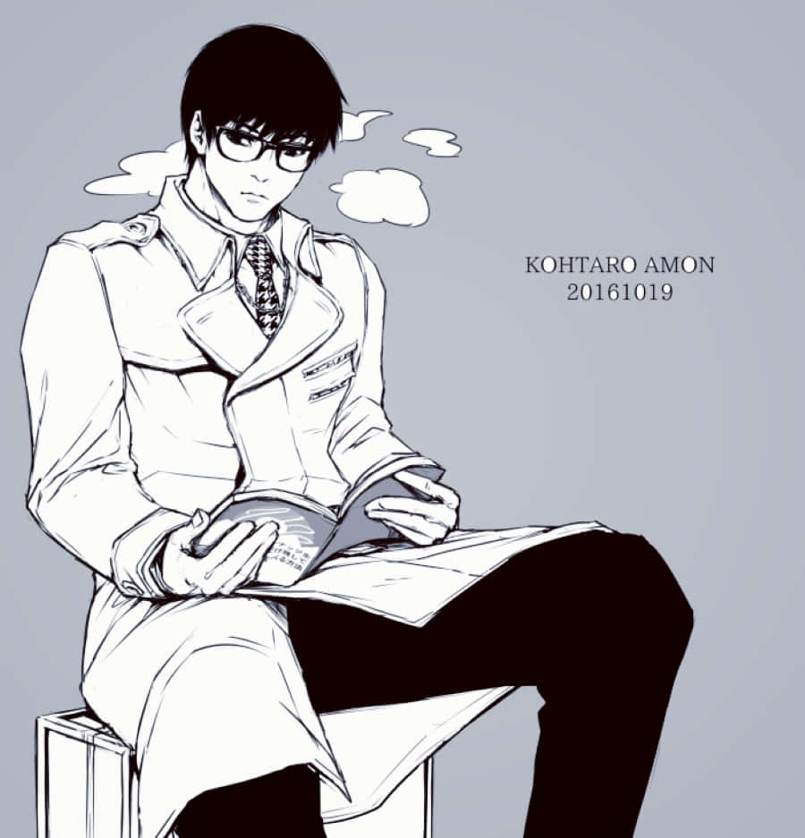 Koutarou Amon - The Investigator In Action Wallpaper