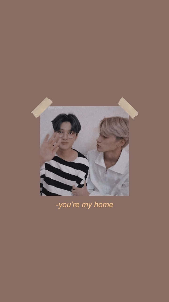 Kpop Duo Aesthetic Youre My Home Wallpaper