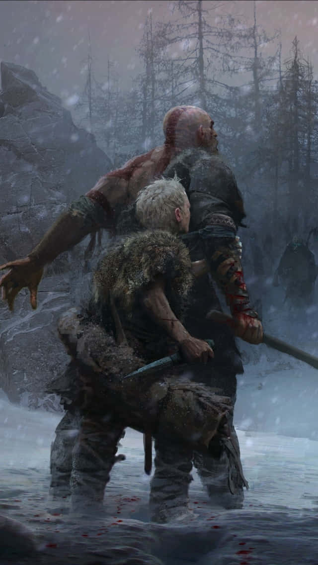 Kratos Hammering In The New Era Wallpaper