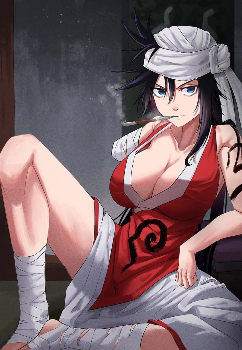 Kukaku Shiba From Bleach Anime Wallpaper