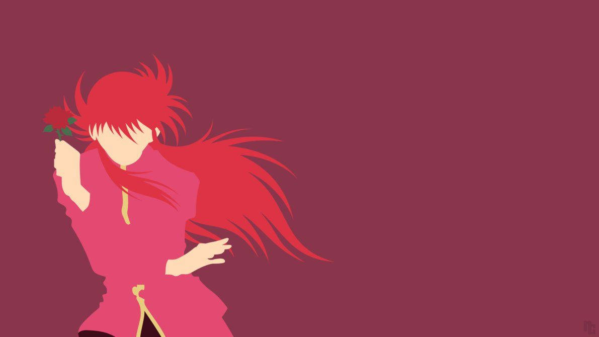 Kurama Of Yuyu Hakusho Vector Art Wallpaper