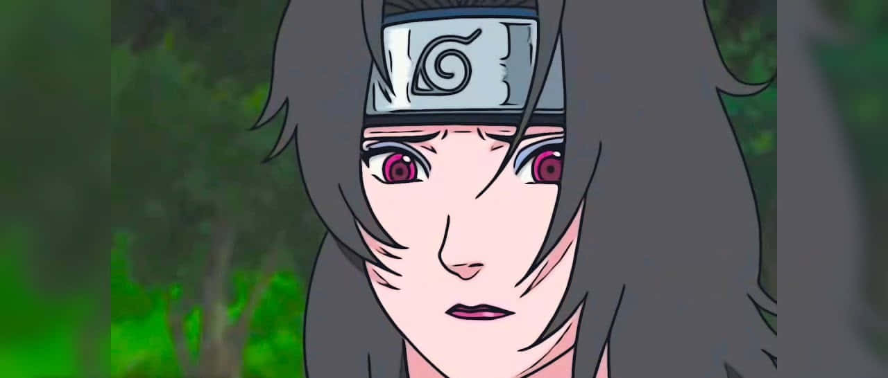 Kurenai Yuhi Standing Strong In The Hidden Leaf Village Wallpaper