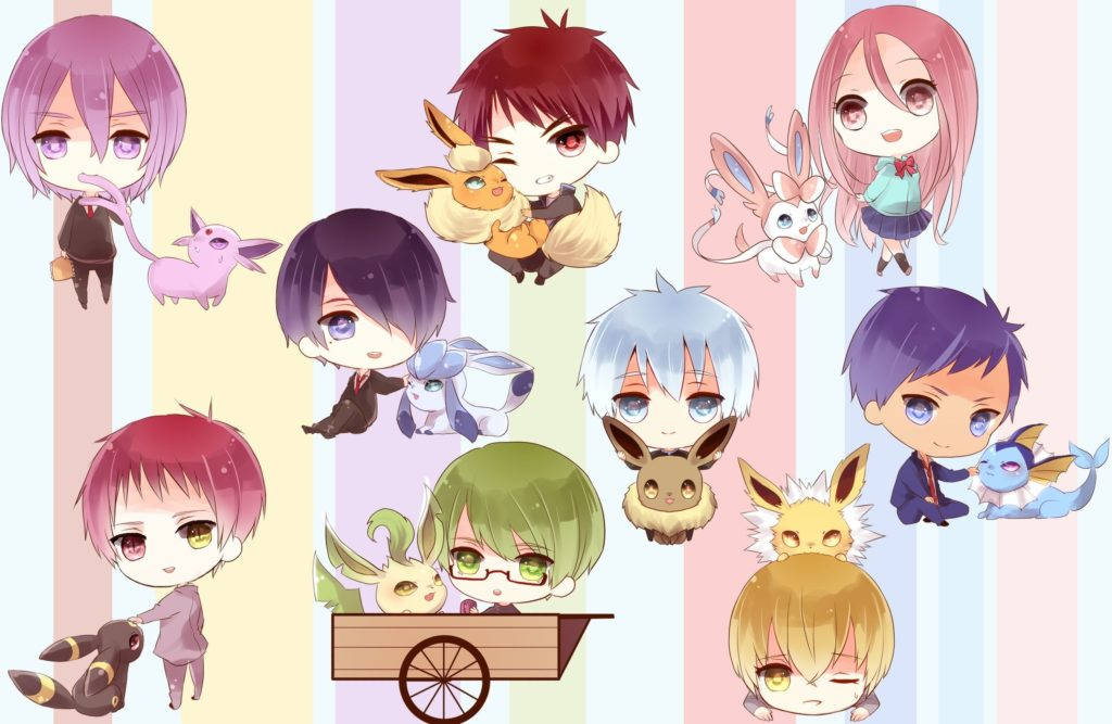 Kuroko Characters With Pokemon Wallpaper