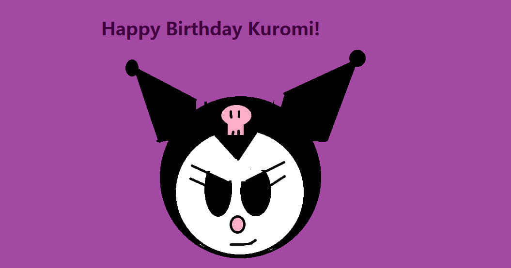 Kuromi Birthday Celebration Wallpaper