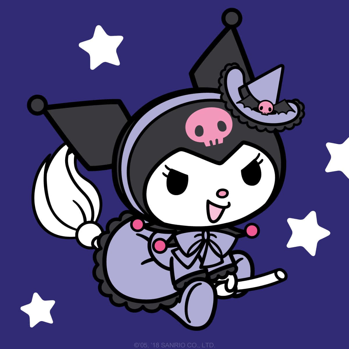 Kuromi Halloween: Spooky Vibes With Kuromi! Wallpaper