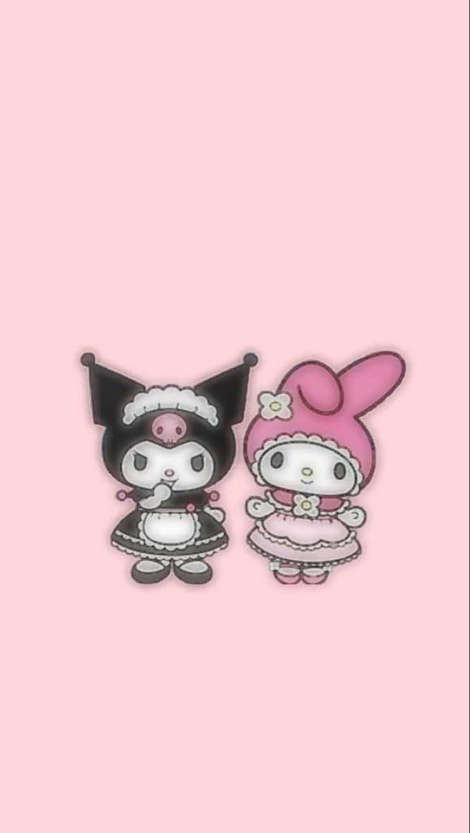 Kuromiand My Melody Celebration Wallpaper