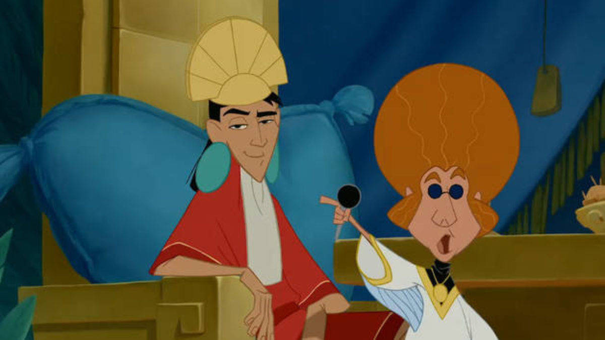 Kuzco Smirk The Emperors New Groove Wallpaper