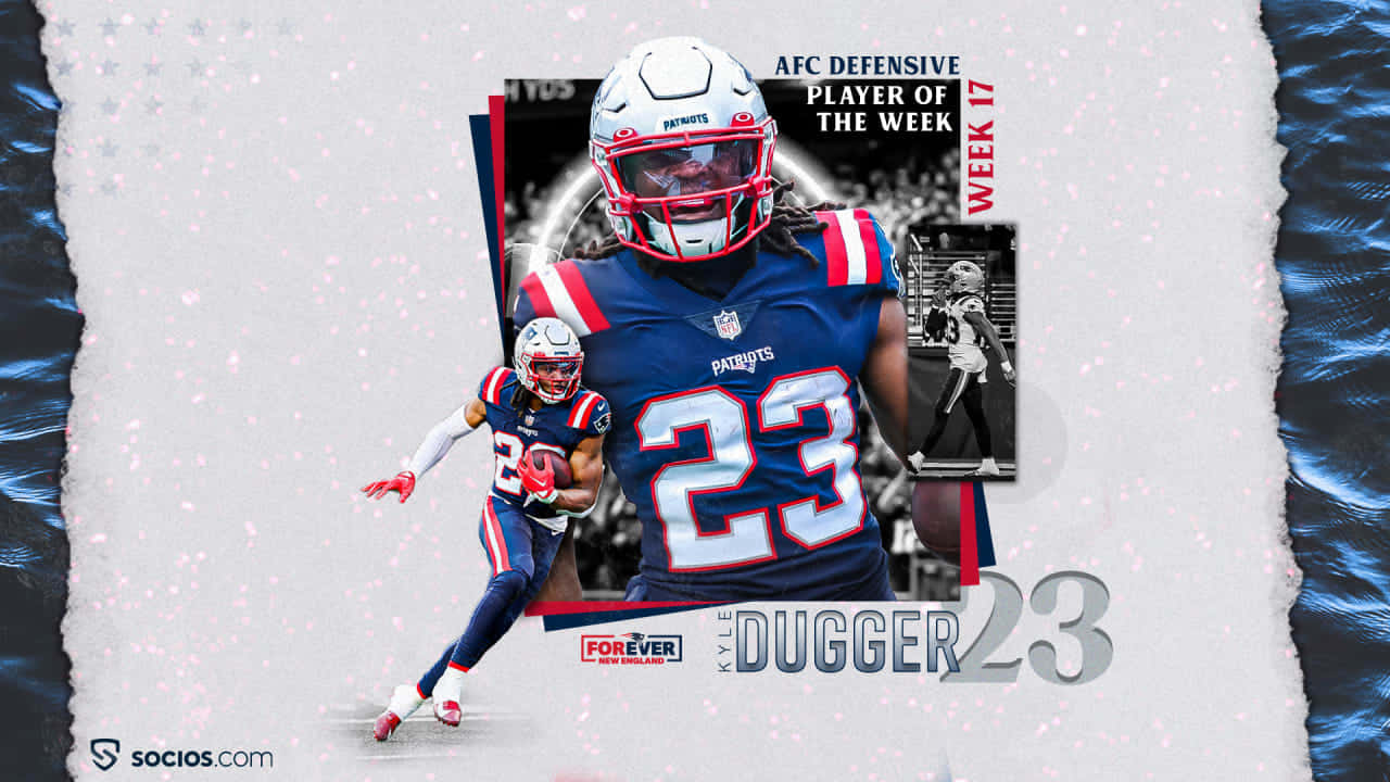 Kyle Dugger A F C Defensive Playerofthe Week Wallpaper