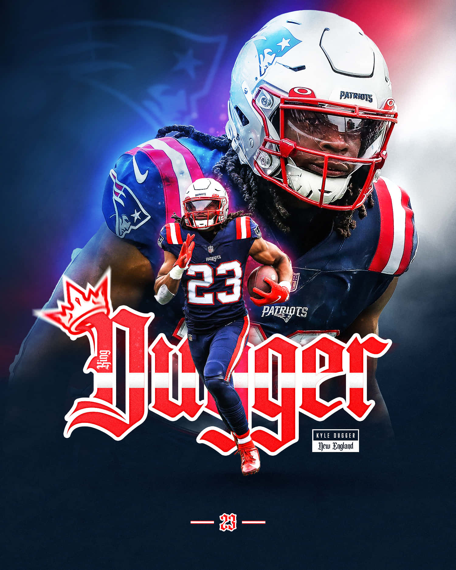 Kyle Dugger Patriots Artwork Wallpaper