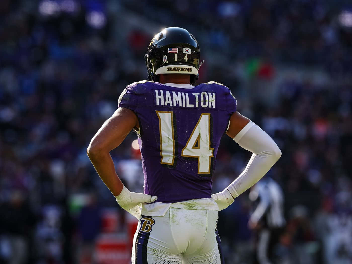 Kyle Hamilton Ravens Game Day Wallpaper