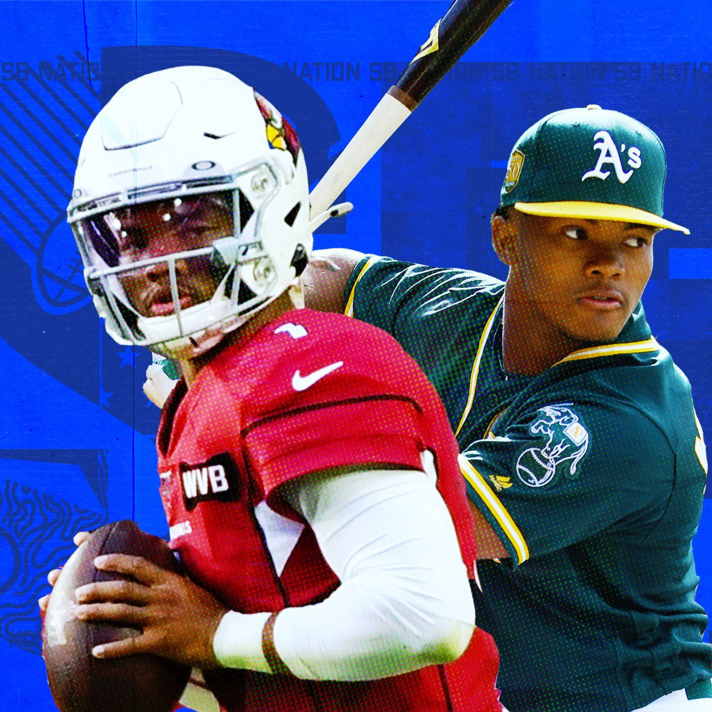 Kyler Murray Football Baseball Wallpaper