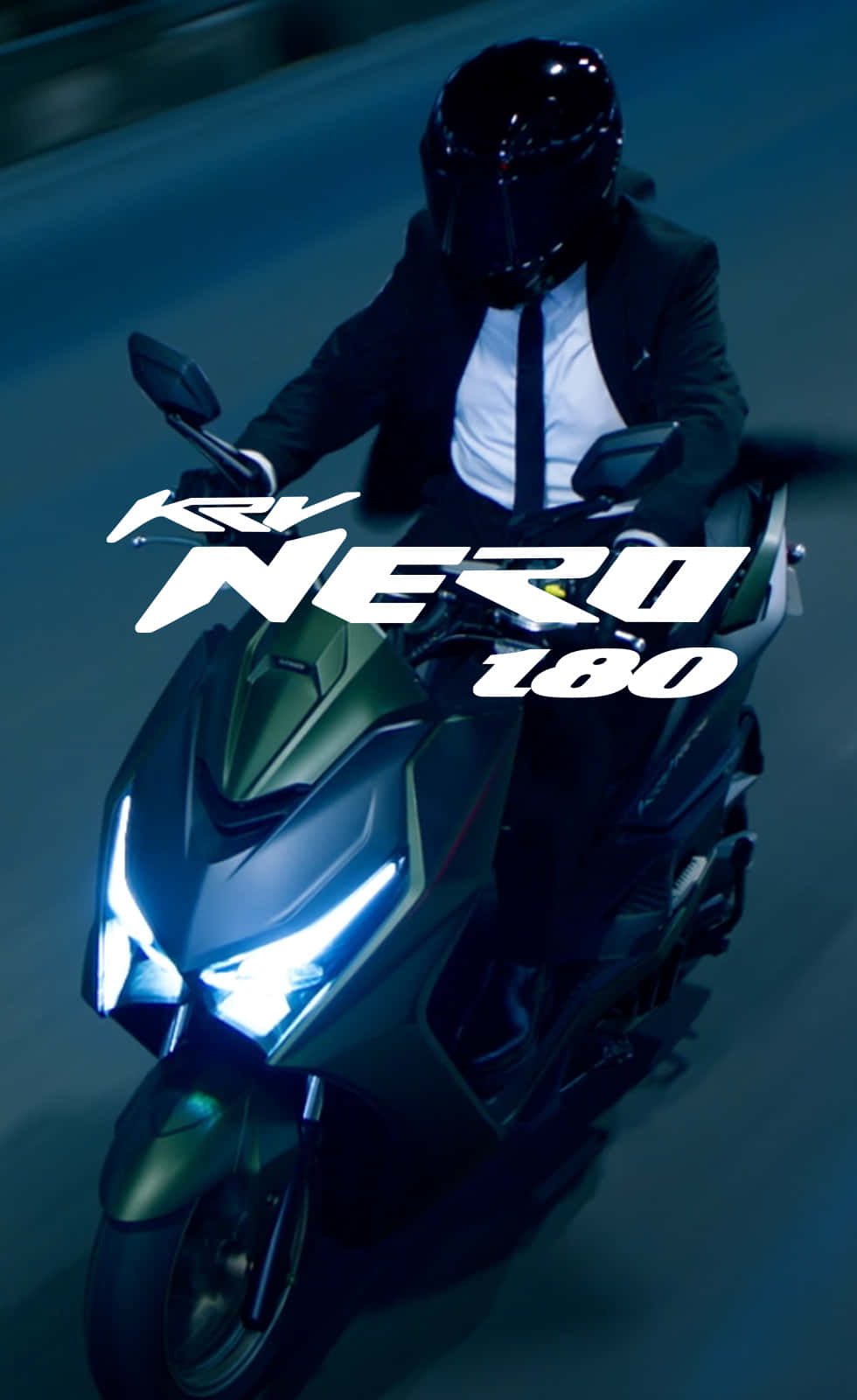 Kymco Nero180 Scooter Night Ride Wallpaper