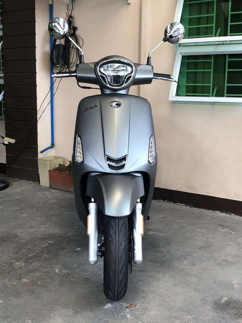 Kymco Scooter Front View Wallpaper