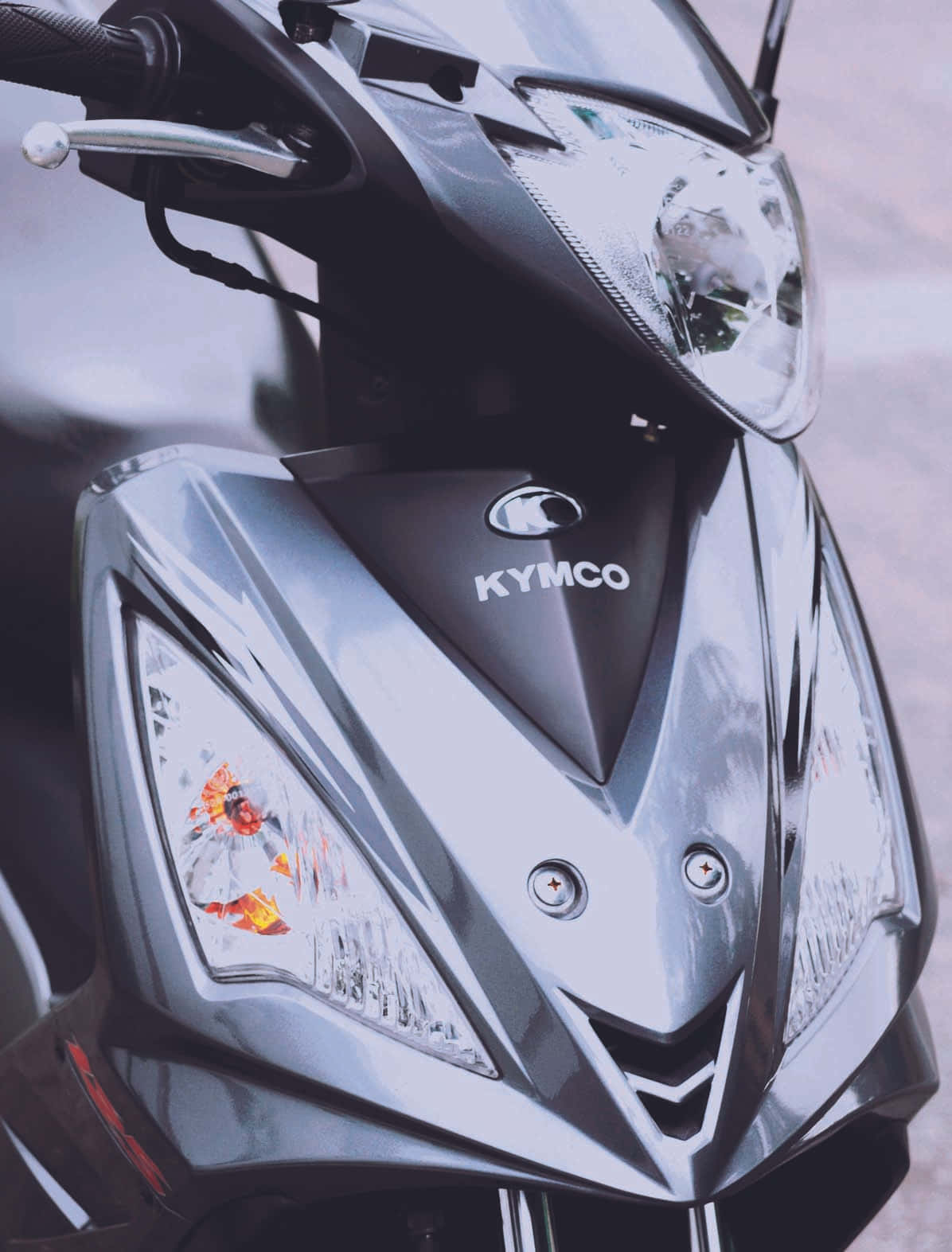 Kymco Scooter Front View Wallpaper