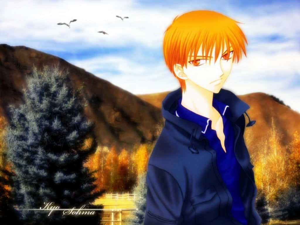 Kyo Sohma, A Free-spirited Cat From The Fruits Basket Anime. Wallpaper