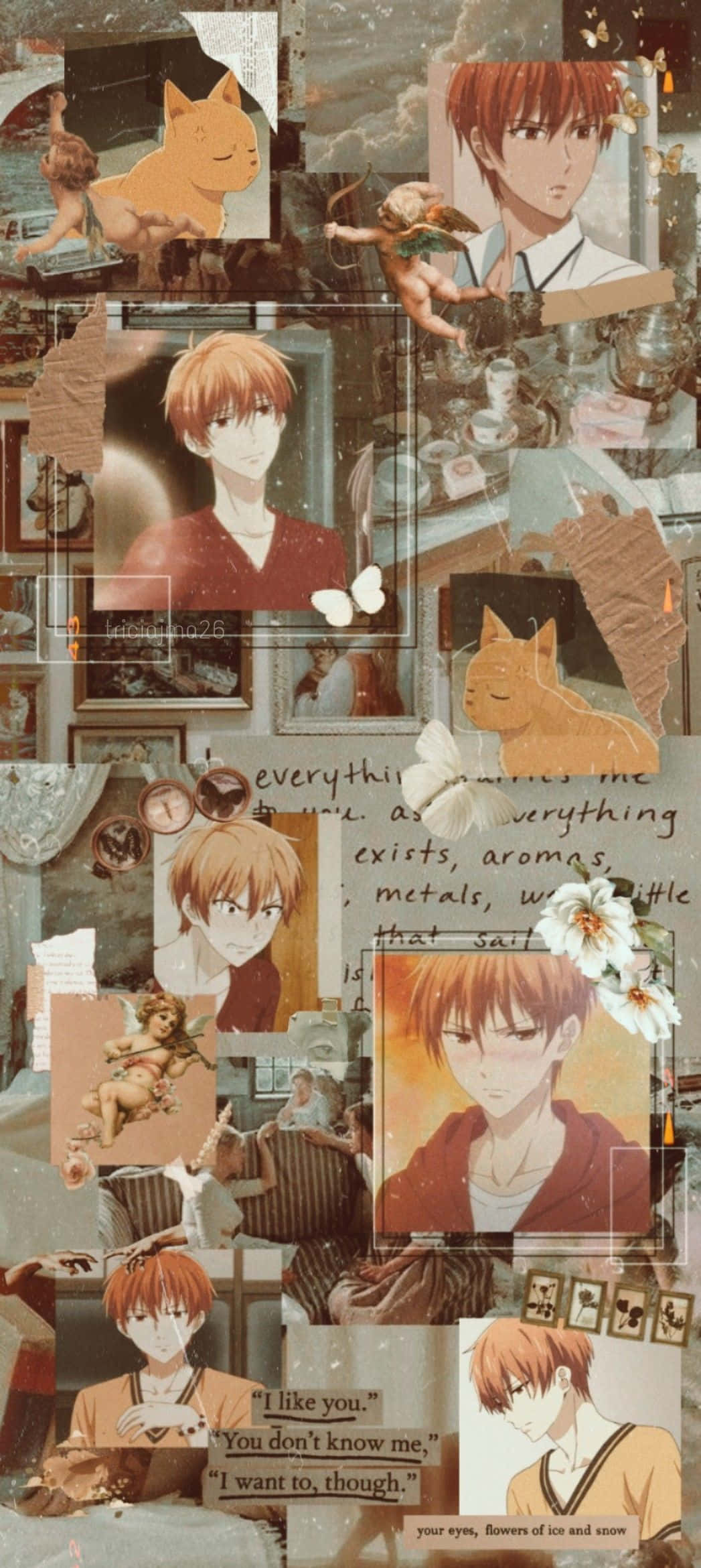 Kyō Sohma - An Important Character Of The Popular Manga And Anime Series Fruits Basket Wallpaper