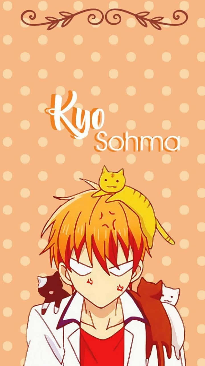 Kyo Sohma And His Cat Name, Yuki Wallpaper