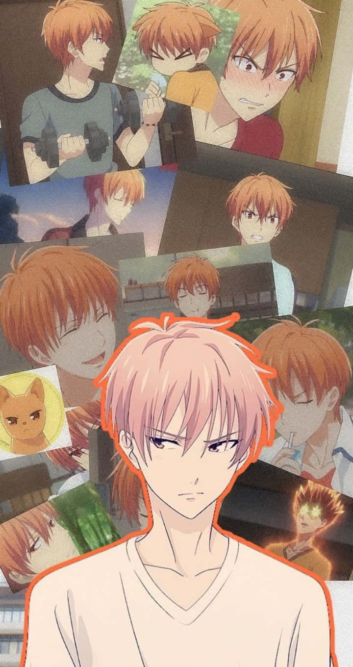 Kyo Sohma Is A Character From The Classic Manga Fruits Basket Wallpaper