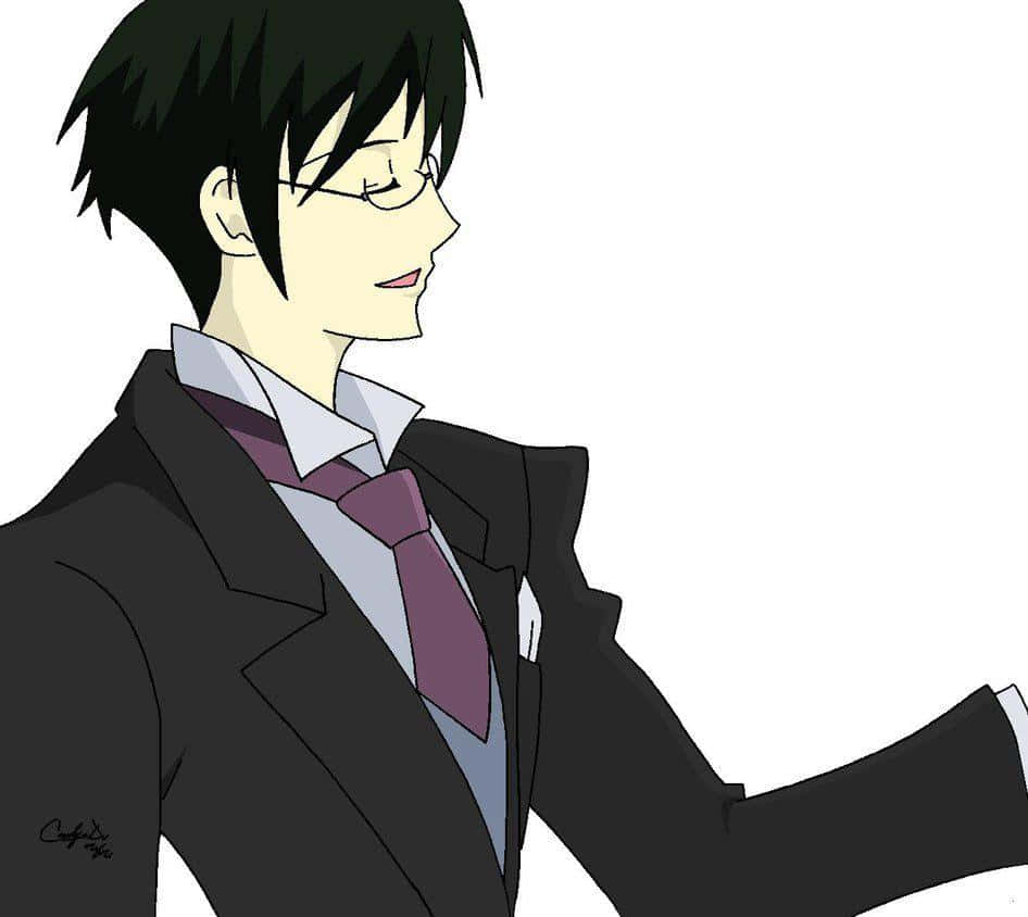 Kyoya Ootori, The Brilliant Mind Behind The Host Club Wallpaper