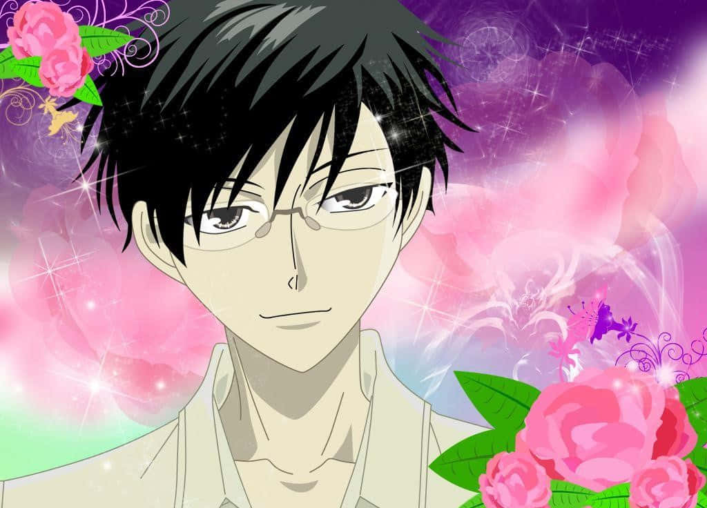 Kyoya Ootori: The Cool And Calculated Host Club Vice President Wallpaper