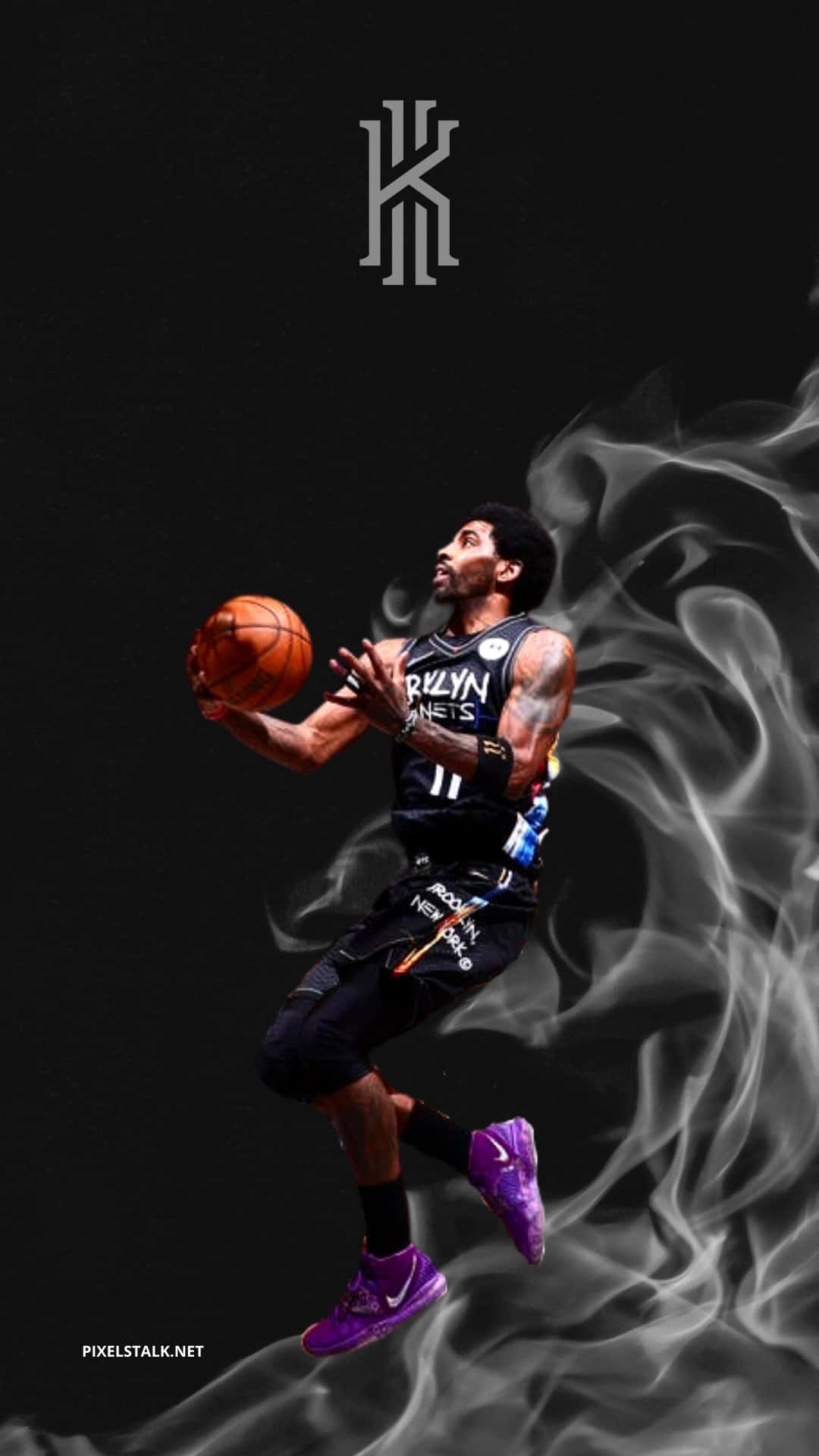 Kyrie Cools Off After An Intense Match Wallpaper