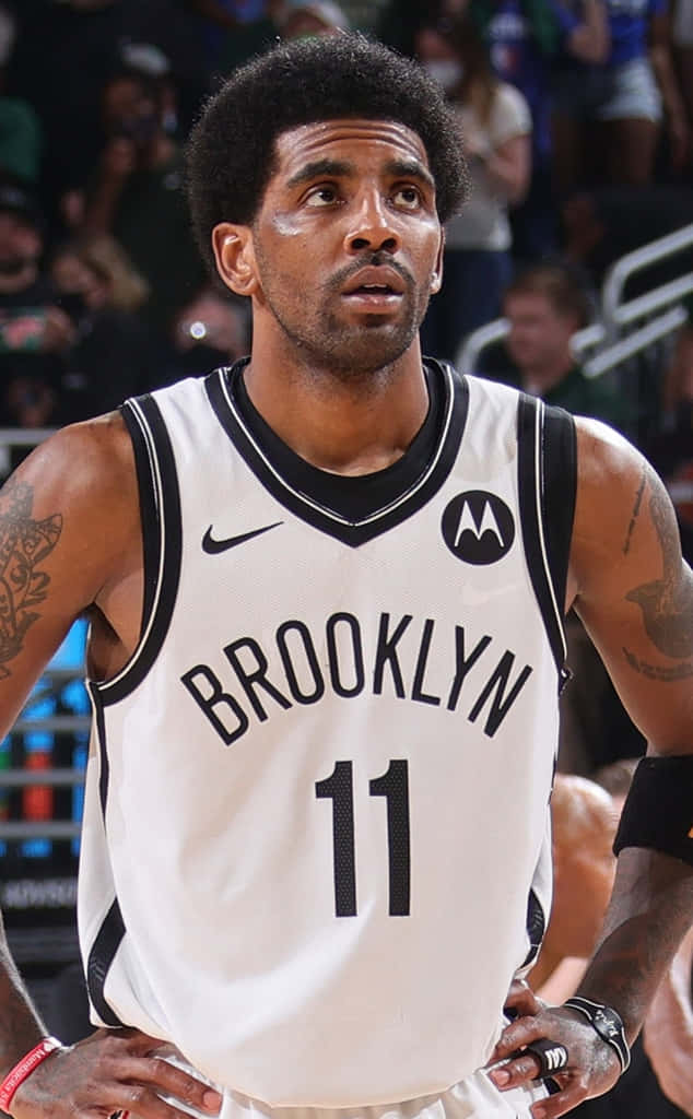 Kyrie Irving Excels In The Nets Debut Against The Timberwolves Wallpaper