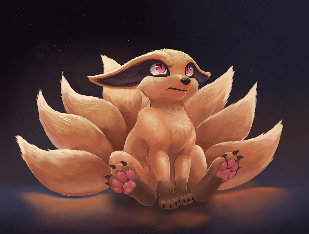 Kyuubi Nine Tailed Fox Wallpaper