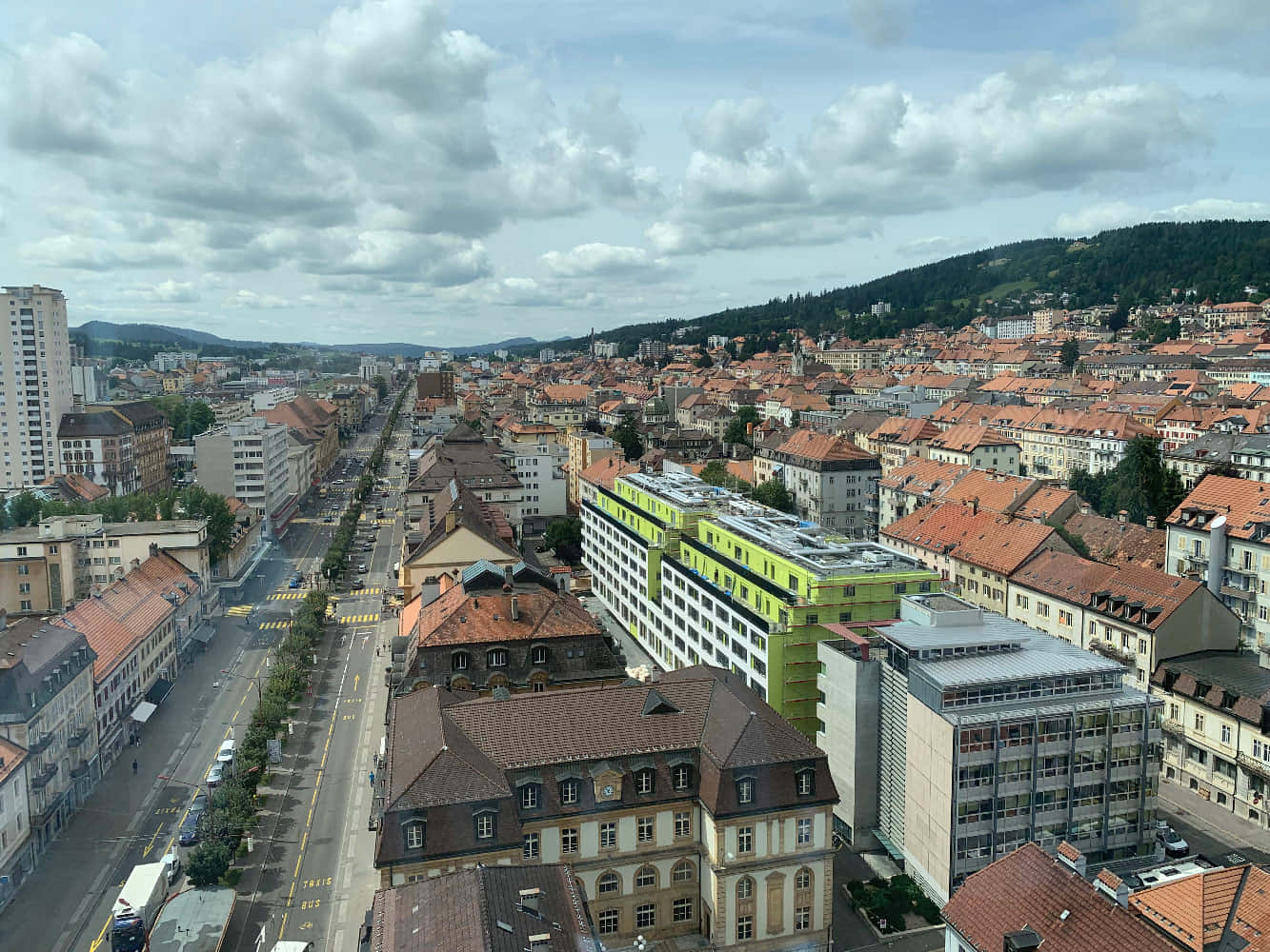 La Chaux De Fonds Cityscape Wallpaper