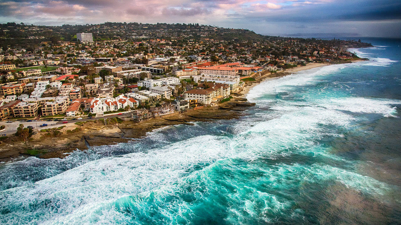 La Jolla, San Diego Shoreline Wallpaper