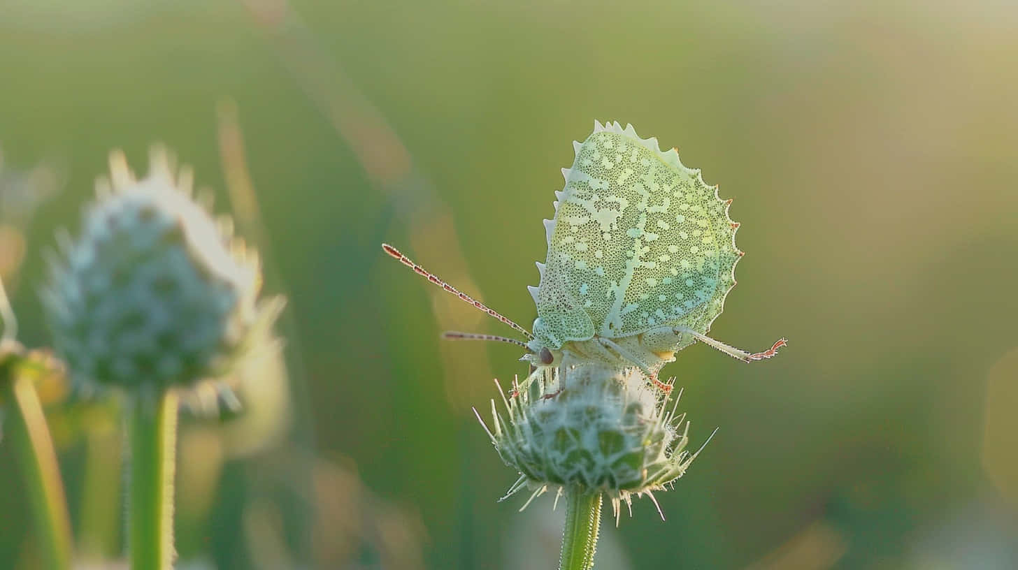 Lace Bugon Plant Bud Wallpaper